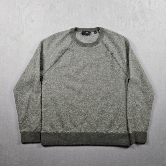Vince Other - Vince Birdseye Sweatshirt Mens Large (Fits Like XS-S) Green Cashmere Wool Blend